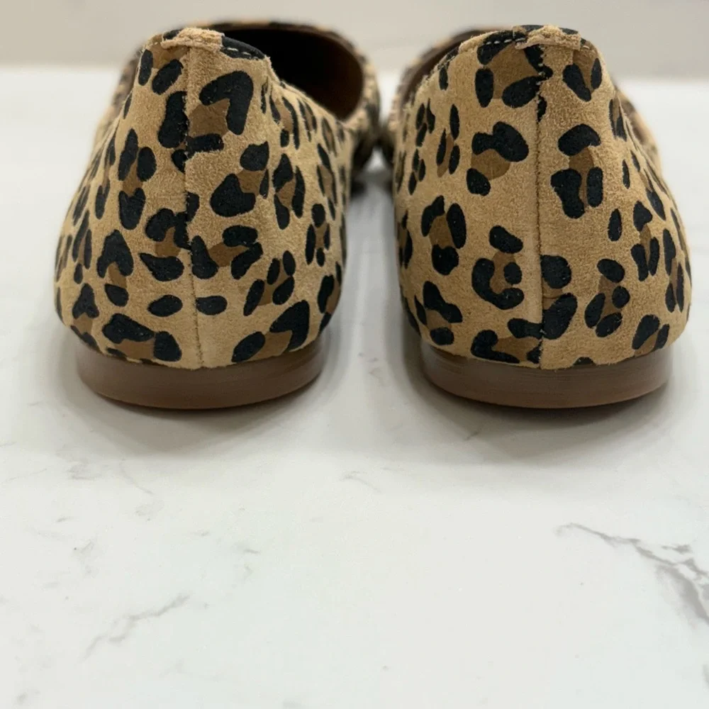 Nordstrom BP Point Toe Flats  Leopard Print  size 8.5 NWT - Picture 3 of 6